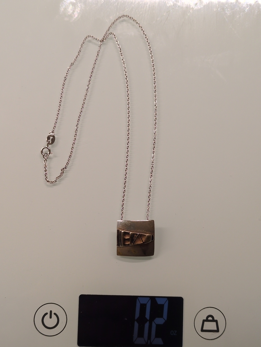 Sterling Silver 925s Pendant Necklace Norwegian Design EMBLA